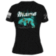 Grunt Style Realtree Xtra Sea Glass Mama Bear T-Shirt - Womens, Black, Large, GS2978-L