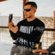 Grunt Style Rifle Flag Long Sleeve T-Shirt - Mens, Black, Extra Large, GS3672-XL