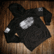 Grunt Style Vintage American Hoodie - Mens, Black, 2XL, GS3591-2XL