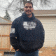 Grunt Style Vintage American Hoodie - Mens, Black, 2XL, GS3591-2XL