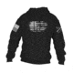 Grunt Style Vintage American Hoodie - Mens, Black, 2XL, GS3591-2XL