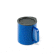 GSI Glacier Stainless 15oz Camping Double Wall Cup, Blue Speckle, 63242