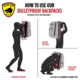 Guard Dog Security ProShield Smart Bulletproof Backpack 27L, Level IIIA, Black, BP-GDPSM-BK