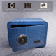Guard Dog Security Small Biometric Safe, 3 Way Access, Blue, One Size, SF-GDBSS-BL