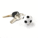 Guard Dog Security Sport Ball Keychain Alarm, Soccerball, Multicolored, AL-GDPASB