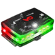Guardian Angel Elite Series Wearable Safety Light, Black Casing, Red Front, Green Rear, White Top Light, White Work Light, ELT-R/G-2