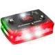 Guardian Angel Elite Series Wearable Safety Light, Black Casing, Red Front, Green Rear, White Top Light, White Work Light, ELT-R/G-2