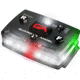 Guardian Angel Elite Series Wearable Safety Light, Black Casing, White Front, Green Rear, White Top Light, Red Work Light, ELT-W/G