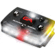 Guardian Angel Elite Series Wearable Safety Light, Black Casing,White Front, Green/Yellow Split Rear, White Top Light, Red Work Light, ELT-W/GY