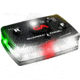 Guardian Angel Elite Series Wearable Safety Light, Black Casing,White Front, Green/Yellow Split Rear, White Top Light, Red Work Light, ELT-W/GY