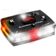 Guardian Angel Elite Series Wearable Safety Light, Black Casing, White Front, Orange Rear, White Top , ELT-W/O