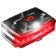 Guardian Angel Elite Series Wearable Safety Light, Black Casing, White Front, Red Rear, White Top Light, Red Work Light, ELT-W/R