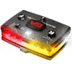 Guardian Angel Elite Series Wearable Safety Light, Black Casing, White Front, Red/Yellow Split Rear, White Top Light, Red Work Light, ELT-W/RY