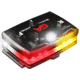 Guardian Angel Elite Series Wearable Safety Light, Black Casing, White Front, Red/Yellow Split Rear, White Top Light, Red Work Light, ELT-W/RY