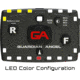 Guardian Angel Elite Series Wearable Safety Light, Black Casing, White Front, White/Yellow Split Rear, ELT-W/WY