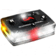 Guardian Angel Elite Series Wearable Safety Light, Black Casing, White Front, White/Yellow Split Rear, ELT-W/WY