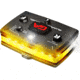 Guardian Angel Elite Series Wearable Safety Light, Black Casing, White Front, Yellow Rear, White Top Light, Red Work Light , ELT-W/Y