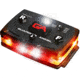Guardian Angel Elite Series Wearable Safety Light Multi-Functional, Black Casing, Orange Front, Orange Rear, White Top, ELT-O/O-2