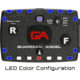 Guardian Angel Infrared Hybrid Wearable Safety Light, Black Casing, White/Blue Split Front, Blue Rear, Infrared Top Light, Red Work Light, ELT-B/B-IR