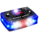 Guardian Angel Infrared Hybrid Wearable Safety Light, Black Casing, White/Blue Split Front, Blue Rear, Infrared Top Light, Red Work Light, ELT-B/B-IR
