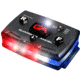 Guardian Angel Infrared Hybrid Wearable Safety Light, Elite Series, Black Casing, White/Red/Blue Split Front, Red/Blue Split Rear, Infrared Top Light, Red Work Light, ELT-R/B-IR