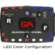 Guardian Angel Infrared Hybrid Wearable Safety Light, Elite Series, Black Casing, White/Red/Blue Split Front, Red/Blue Split Rear, Infrared Top Light, Red Work Light, ELT-R/B-IR