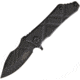 Guardian Tactical Exilis Black Folding Knife,3in,CPM-154 Steel,Black,Aluminum Handle GT53111