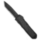 Guardian Tactical Guardian Tactical RECON-035 G2 T/E OTF Knife Black Al + CF 3.3" Dark SW Serr, Black, CPM MagnaCut, adult, BHQ-216021