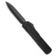 Guardian Tactical Guardian Tactical Scout D/E OTF Knife Black Aluminum 3.5" Dark SW Elmax, Black, Elmax, adult, BHQ-215903