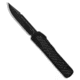 Guardian Tactical Guardian Tactical Scout S/E OTF Automatic Knife Black/CF 3.5" Black Stonewash, Black/Gray, Elmax, adult, BHQ-185959