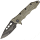 Guardian Tactical Helix Nano OD Green Dark Stone Folding Knife,3.25in,CPM-154 Steel,Standard Edge,Black Stonewash,Green,Synthetic Handle GT68611