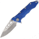 Guardian Tactical Helix Nano Tactical Blue Folding Knife,3.25in,CPM-154 Steel,Standard Edge,Bead Blast and Satin GT63411B