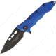 Guardian Tactical Helix Nano Tactical Blue Folding Knife,3.25in,CPM-154 Steel,Standard Edge,Black GT63111B