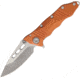 Guardian Tactical Helix Nano Tactical Orange Folding Knife,3.25in,CPM-154 Steel,Standard Edge,Bead Blast and Satin,Orange,Aluminum Handle GT63411O