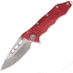 Guardian Tactical Helix Nano Tactical Red Folding Knife,3.25in,CPM-154 Steel,Standard Edge,Bead Blast and Satin GT63411R
