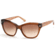 Guess By Marciano GM0741 Sunglasses - Shiny Dark Brown Frame Color, Gradient Brown Lens Color