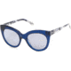 Guess By Marciano GM0760 Sunglasses - Shiny Light Blue Frame Color, Blu Mirror Lens Color