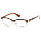 Guess GU2523 Eyeglass Frames - Shiny Dark Brown Frame Color