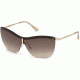 Guess GU7471 Sunglasses - Gold Frame Color, Gradient Brown Lens Color