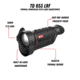 Guide Sensmart TD 653 2.6x50mm 30mm Tube Thermal Imaging Monoculars, LRF, Black, TD653L