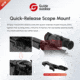 Guide USA TR Series 430A 3.3-13.2x35mm Thermal Rifle scope, 50 Hz, 400x300, TR430-A
