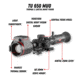 Guide Sensmart TU 650 M 3.0 3.7x50mm 30mm Tube Thermal Rifle Scope, LRF, Black, TU650M