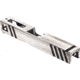 Gun Cuts Apprentice Slide for Glock 19, No Optic Cut, Battleworn White, GC-G19-APP-SWHBW-NO