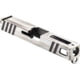 Gun Cuts Apprentice Slide for Glock 19, No Optic Cut, Battleworn White, GC-G19-APP-SWHBW-NO