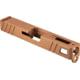 Gun Cuts Apprentice Slide for Glock 19, No Optic Cut, Copper, GC-G19-APP-COP-NO