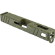 Gun Cuts Apprentice Slide for Glock 19, No Optic Cut, Noveske Bazooka Green, GC-G19-APP-NBG-NO