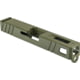 Gun Cuts Apprentice Slide for Glock 19, No Optic Cut, Noveske Bazooka Green, GC-G19-APP-NBG-NO