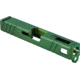 Gun Cuts Apprentice Slide for Glock 19, No Optic Cut, Radioactive Green, GC-G19-APP-RGR-NO