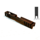 Gun Cuts Apprentice Slide for Glock 19, Optic Cut, Battleworn Copper, GC-G19-APP-COPBW-RMR