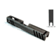 Gun Cuts Apprentice Slide for Glock 19, Optic Cut, Battleworn Silver, GC-G19-APP-CSIBW-RMR